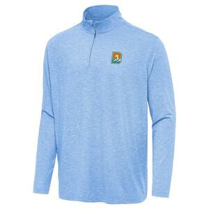 Denver Summit FC Hunk Quarter Zip Pullover Columbia Blue Heather Mens Size Large